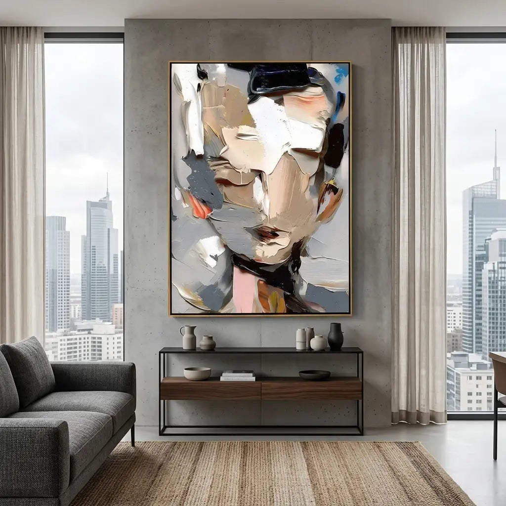 Modern Abstract Portrait Wall Art #MT054