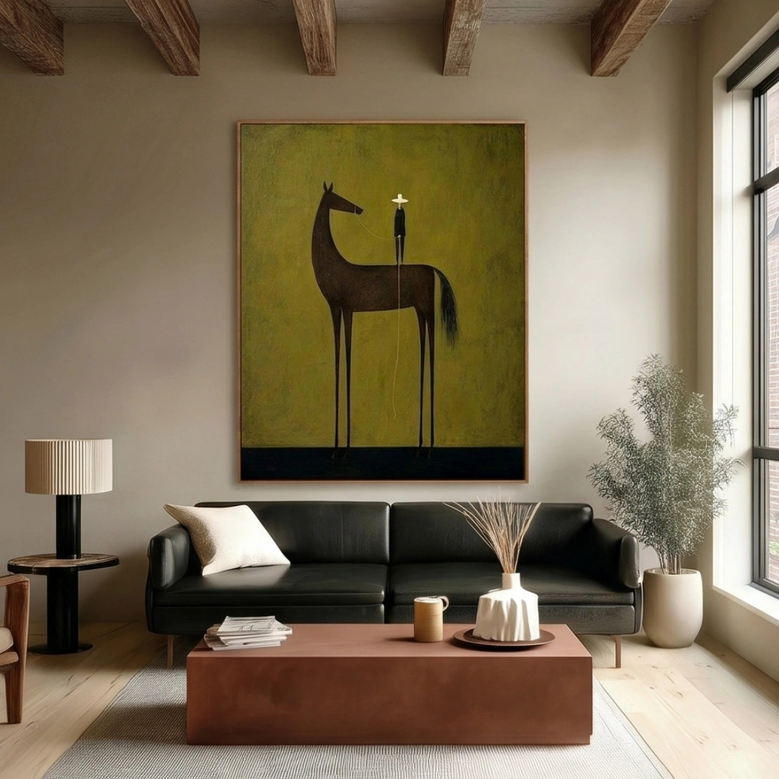 Minimalist Horse Wall Art #MT008