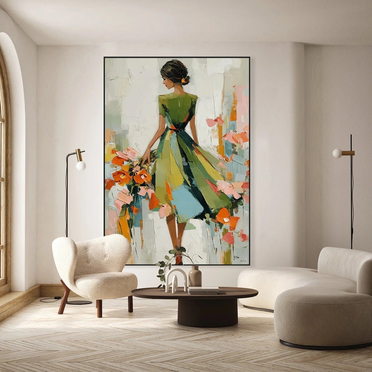 Figurative Floral Wall Art #MC101