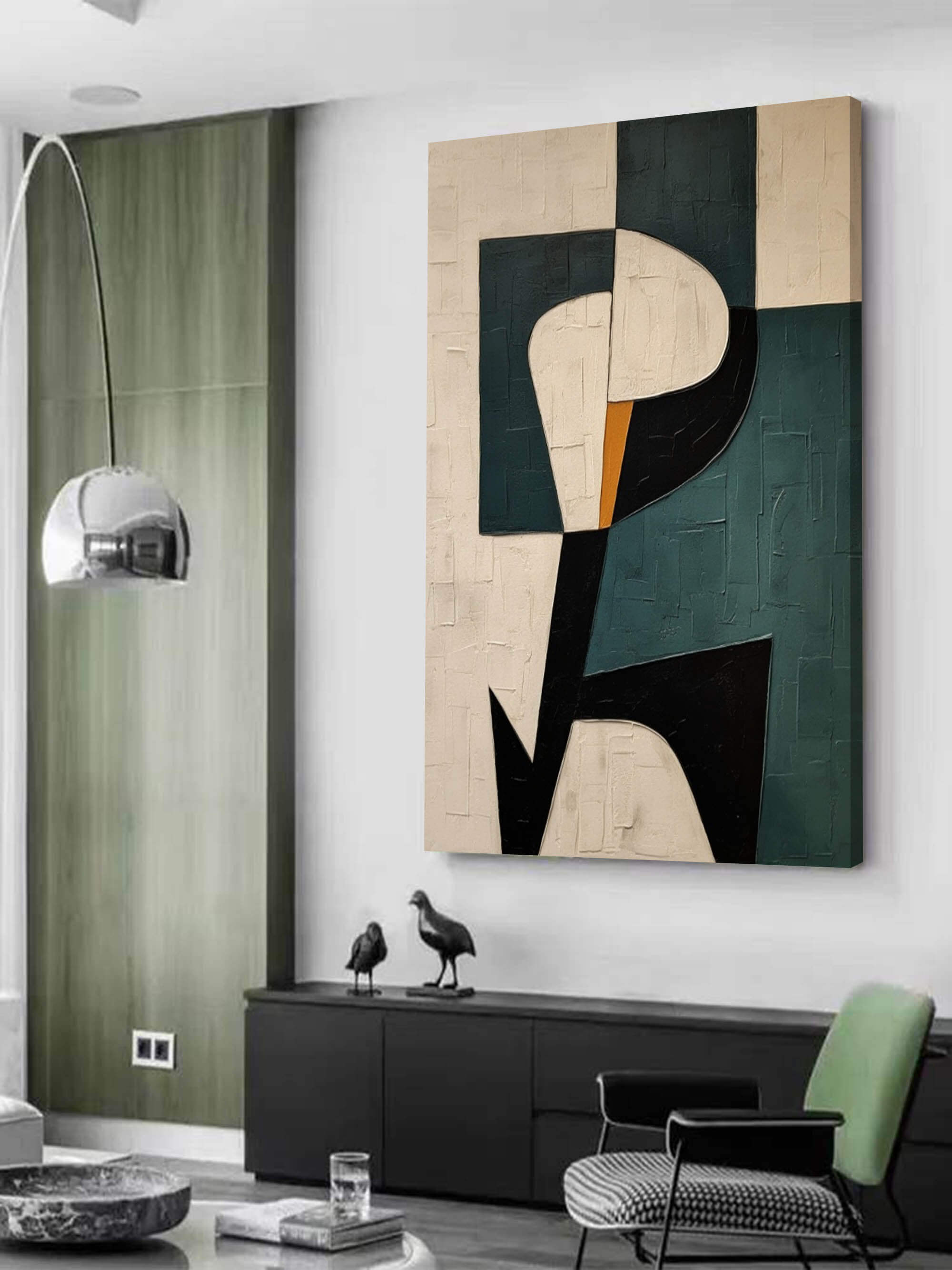Geometric Abstract Wall Art #MS436
