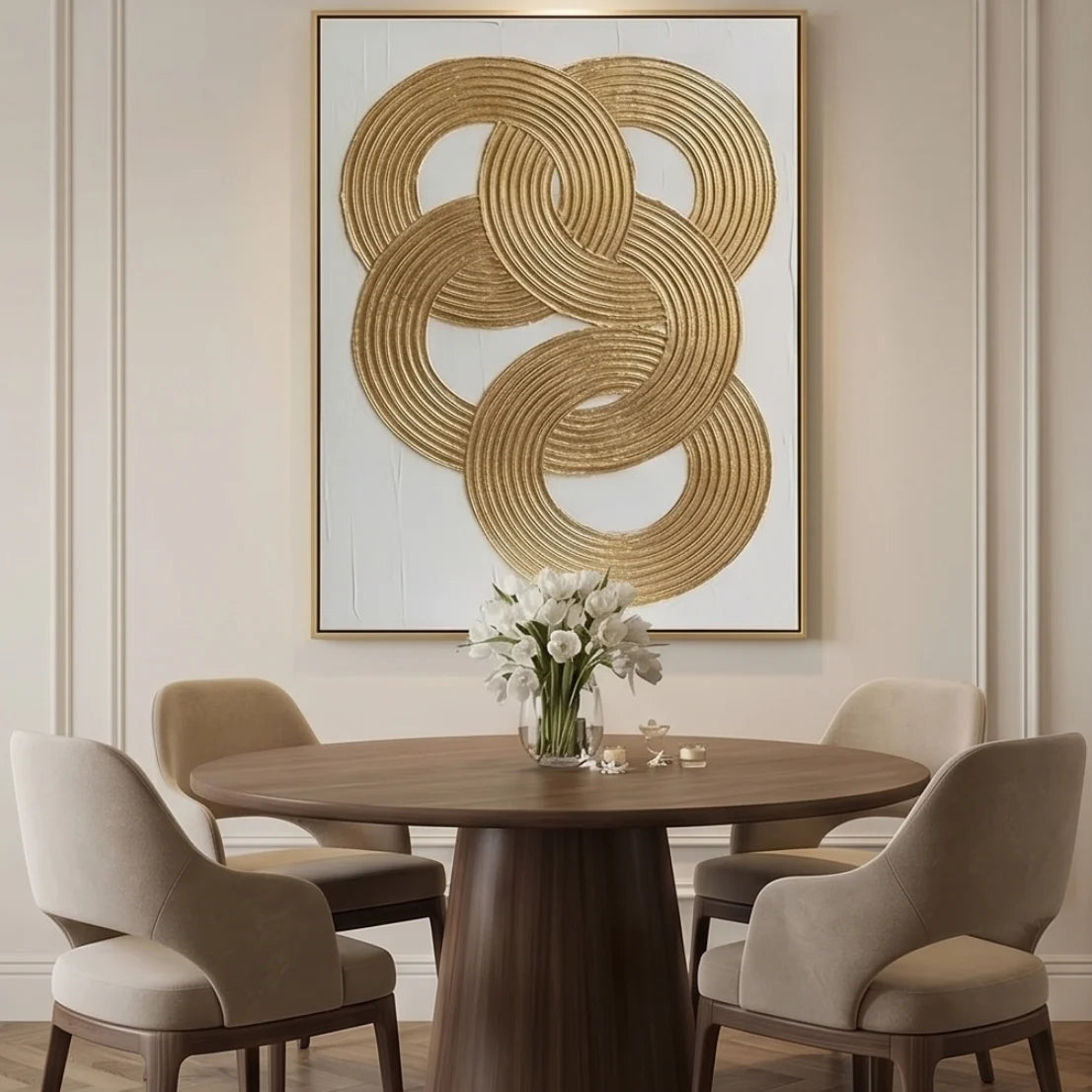 Textured Geometric Wall Art #MT642