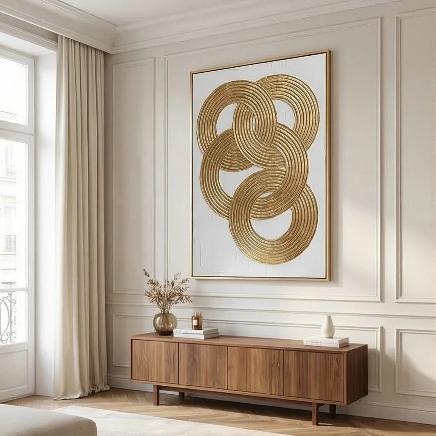 Textured Geometric Wall Art #MT642