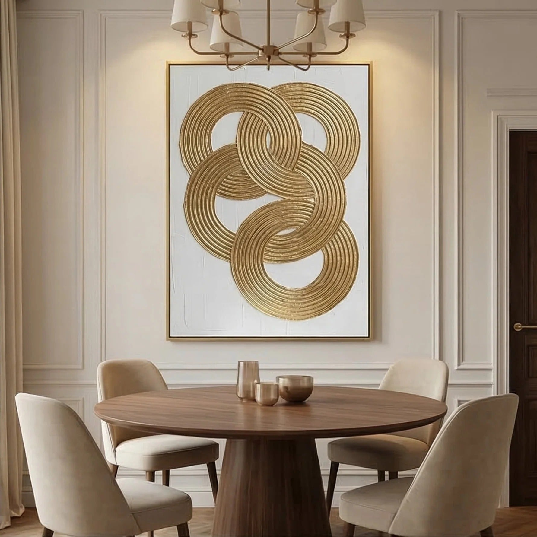 Textured Geometric Wall Art #MT642