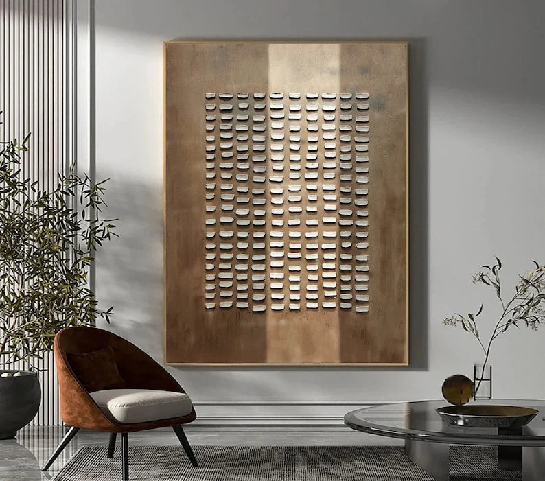 Geometric Textured Wall Art #TA057