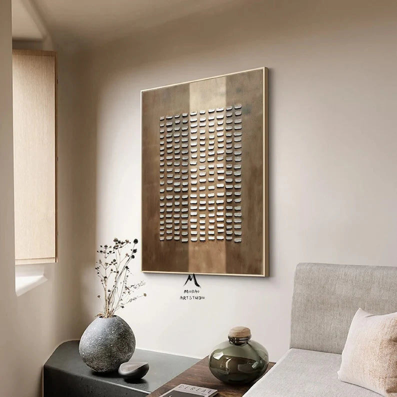 Geometric Textured Wall Art #TA057