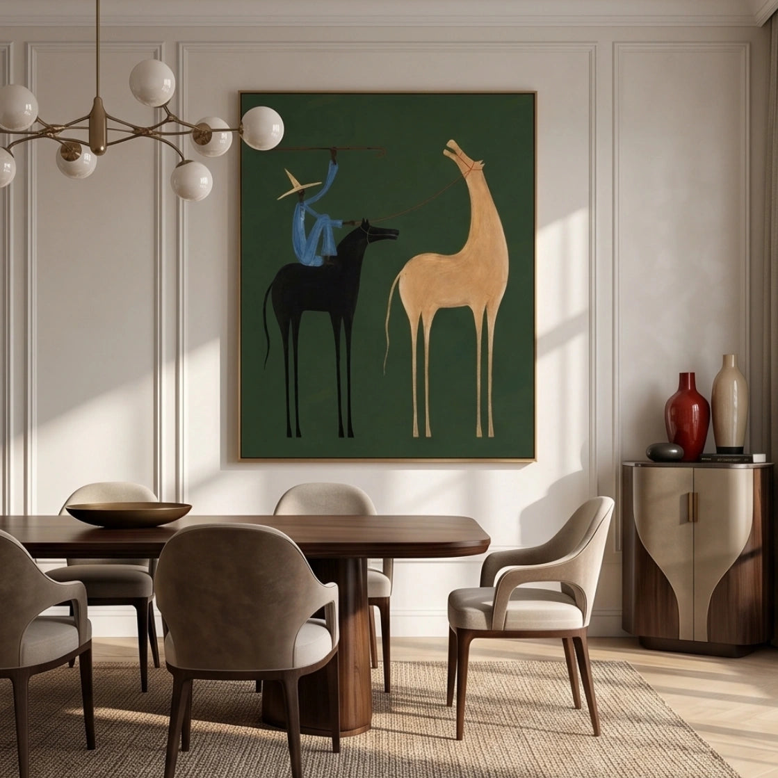Surreal Rider & Horse Wall Art #MT032