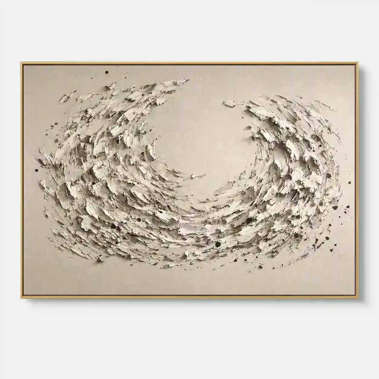 Textured Abstract Wave Wall Art #TA706