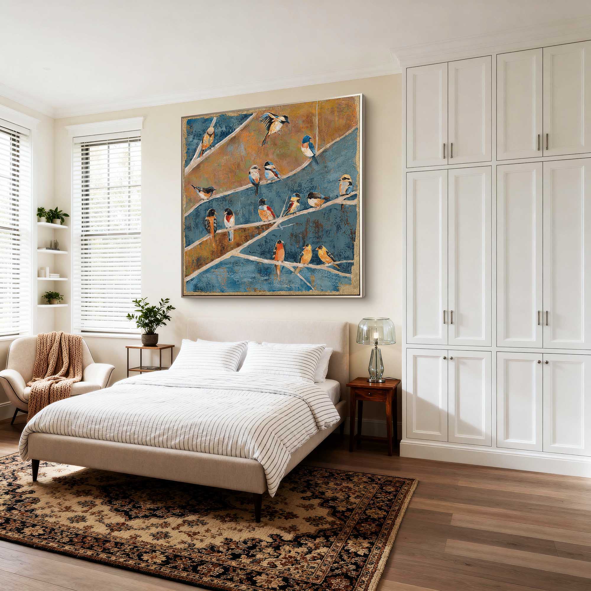 Textured Avian Wall Art #MT611