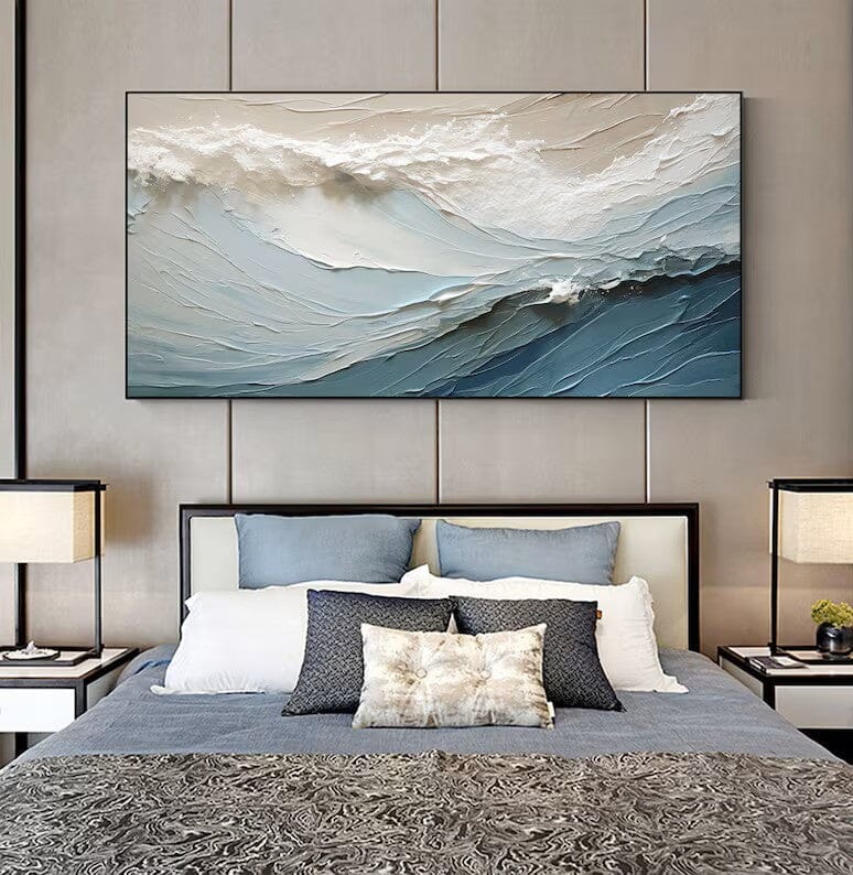 Textured Ocean Wave Wall Art #MC617