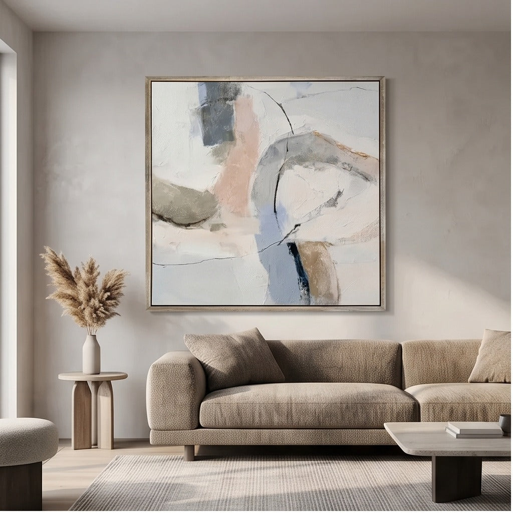 Neutral Abstract Wall Art #TO170