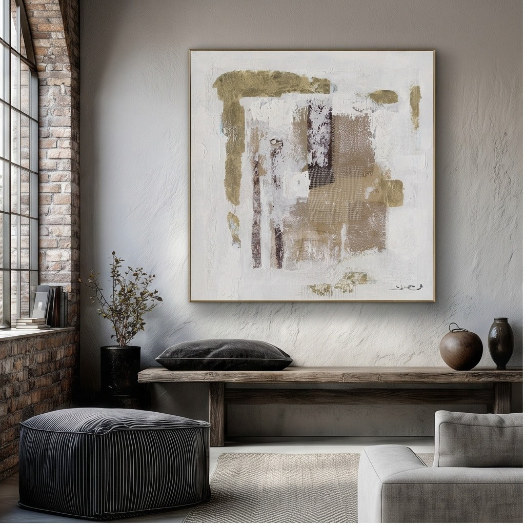 Neutral Abstract Wall Art #TO843