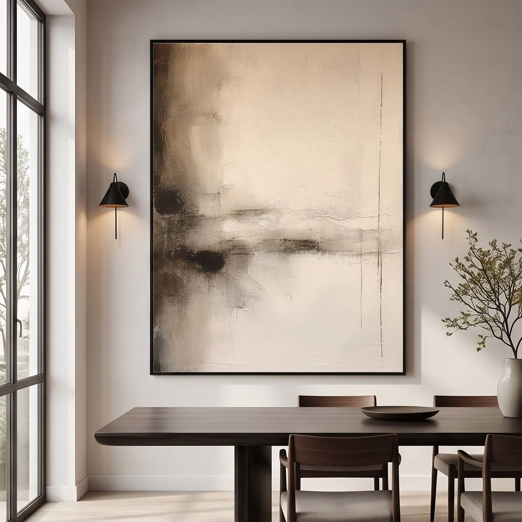 Neutral Abstract Wall Art #TO031