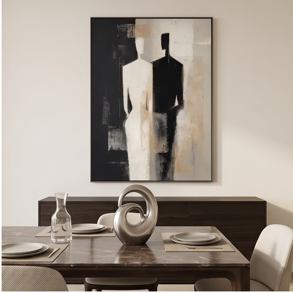 Neutral Figurative Abstract Wall Art #TO037