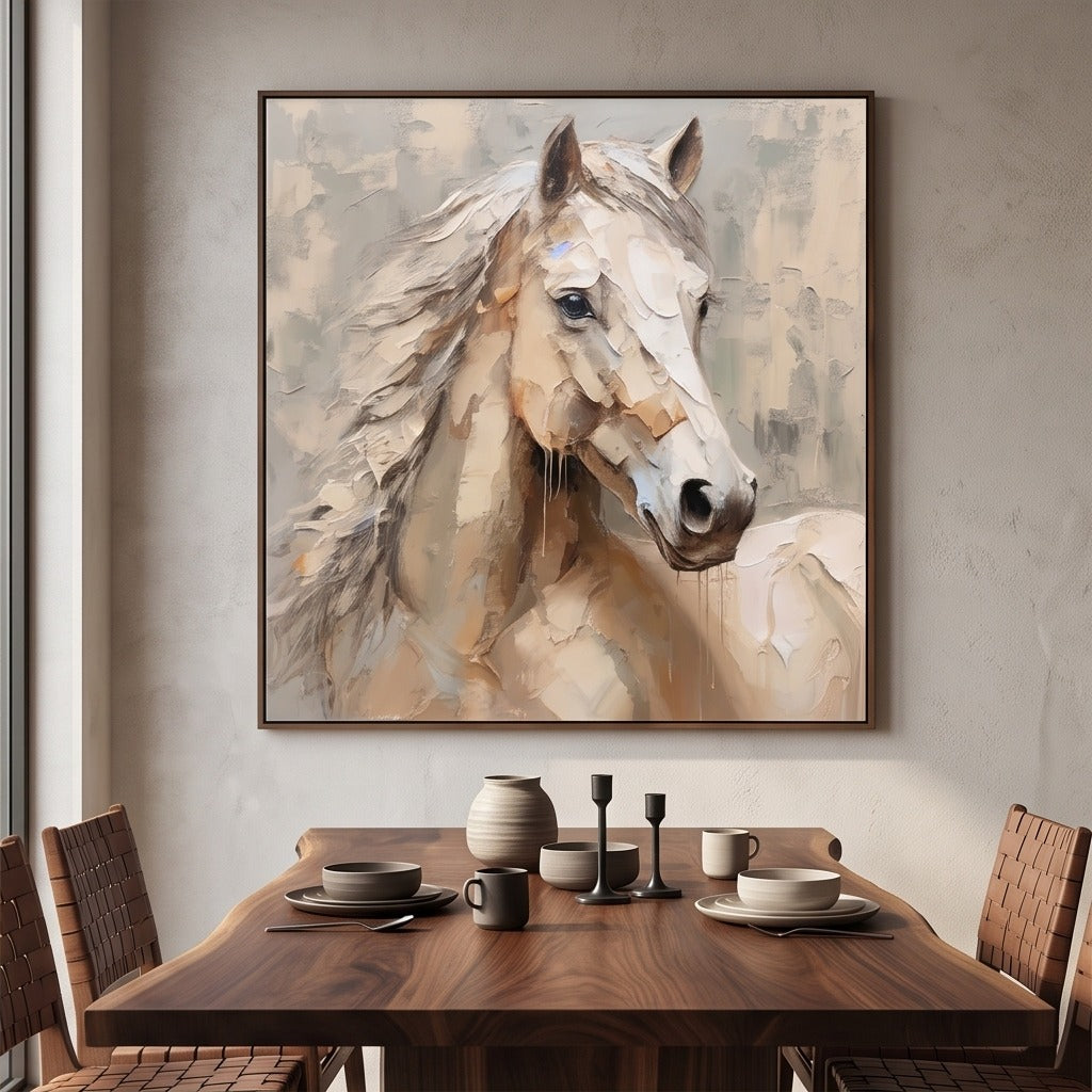 Neutral Horse Wall Art #TO849