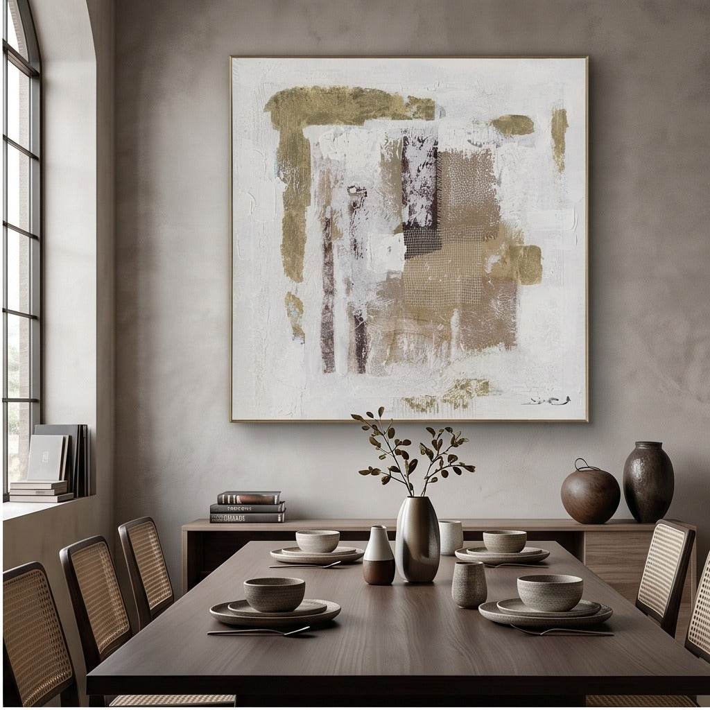 Neutral Abstract Wall Art #TO843