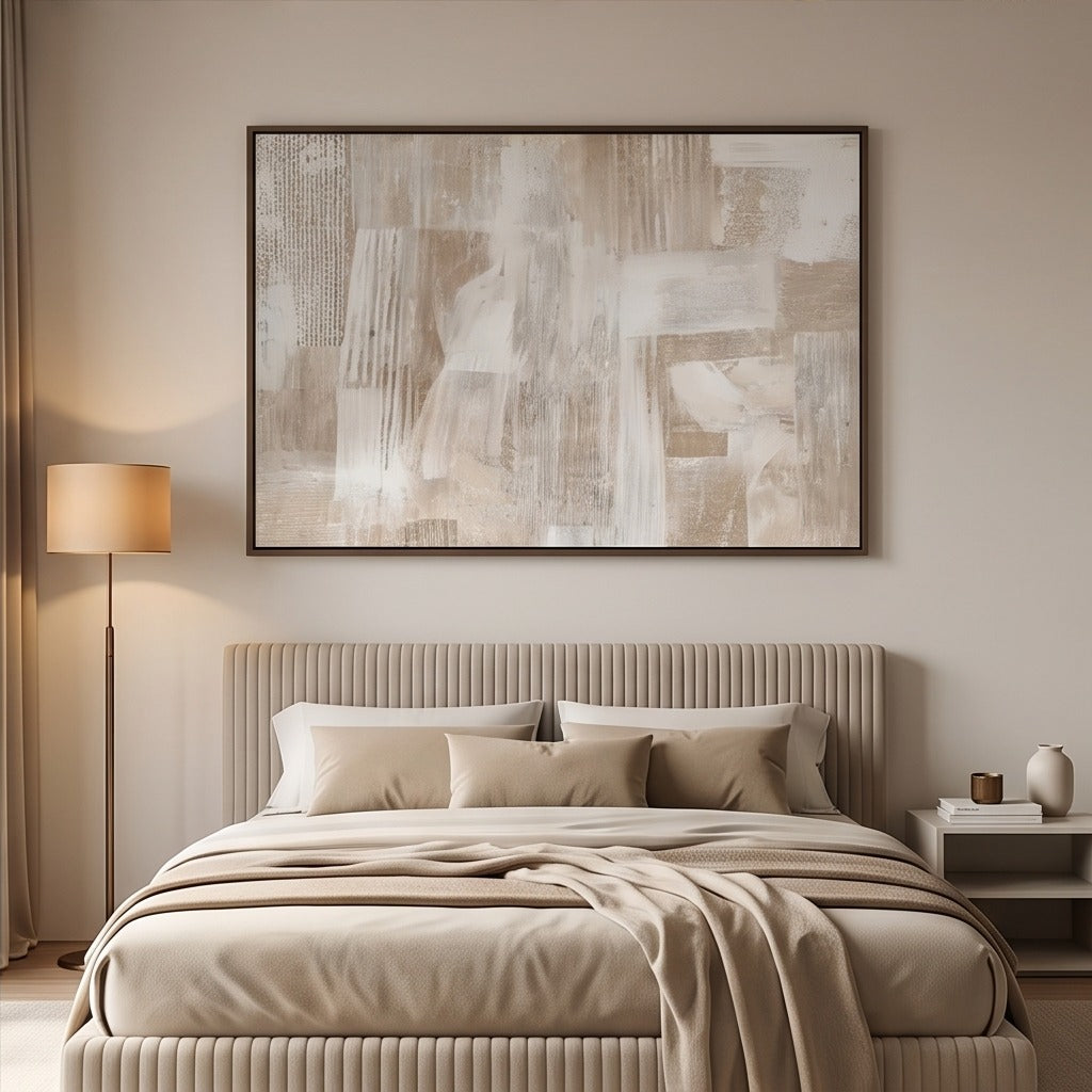 Neutral Abstract Wall Art #TO135