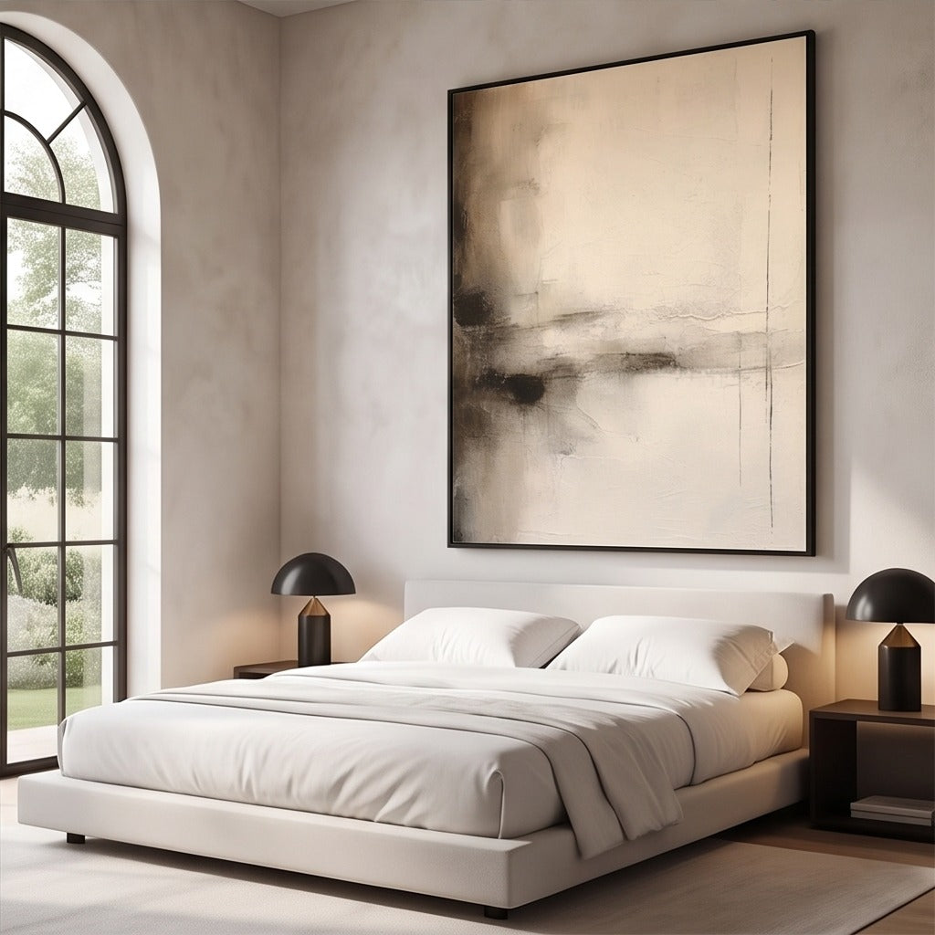 Neutral Abstract Wall Art #TO031