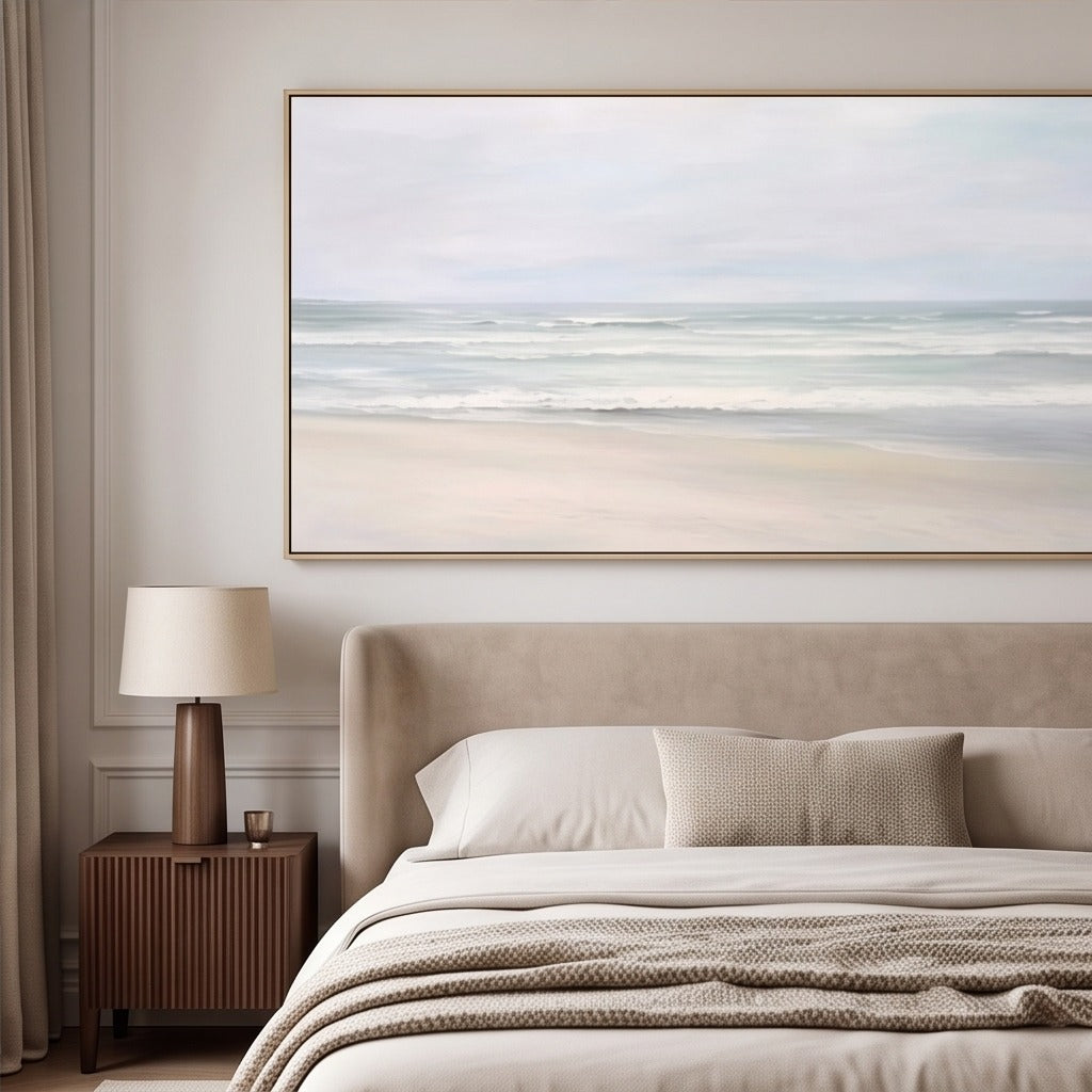 Neutral Coastal Landscape Wall Art #TO845