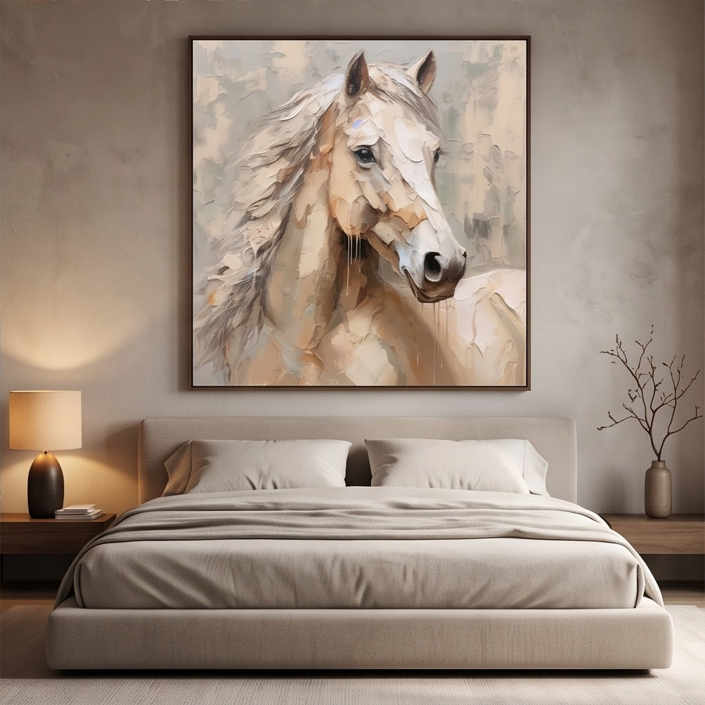 Neutral Horse Wall Art #TO849