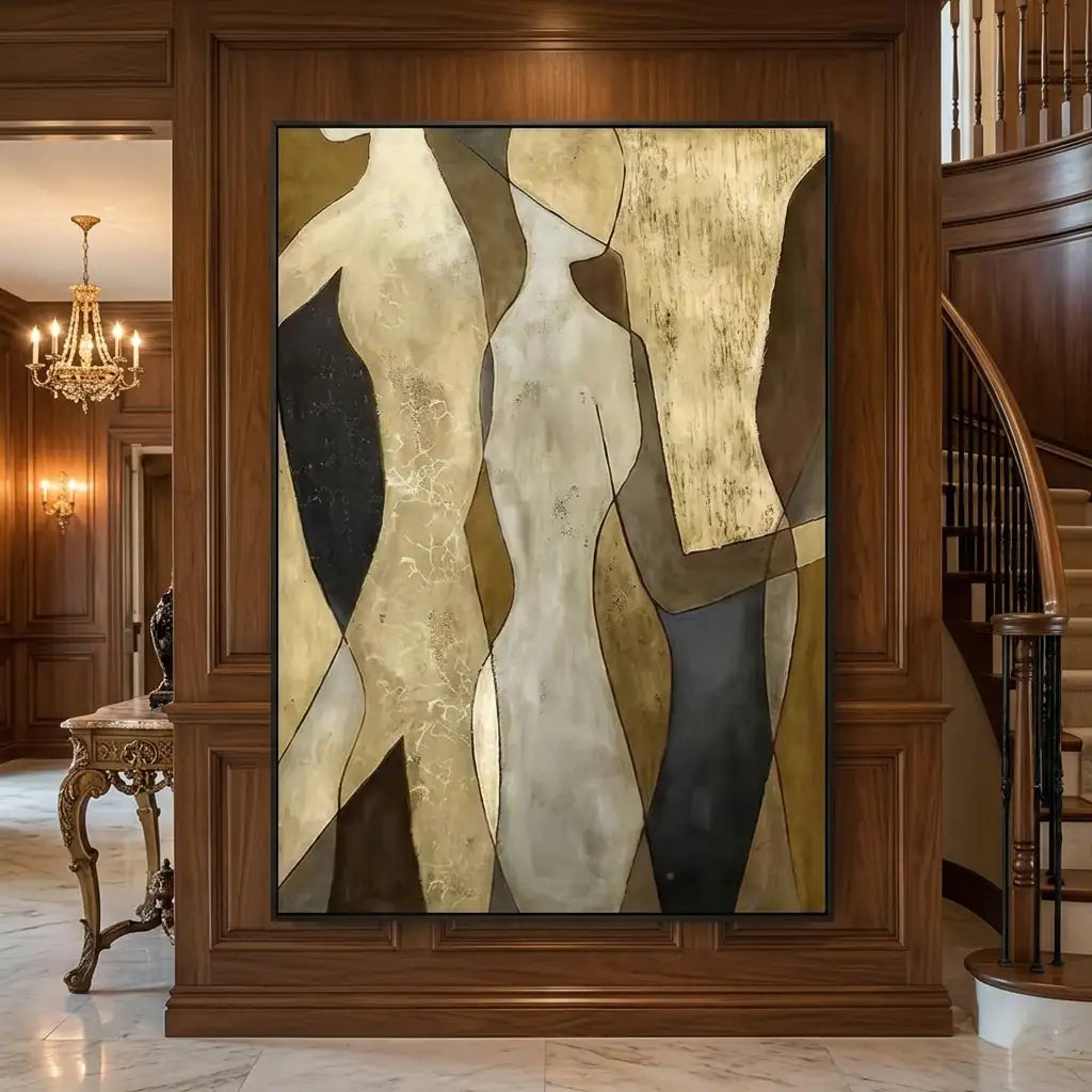 Neutral Figurative Abstract Wall Art #MT037