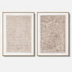 Neutral Abstract Canvas Set #MT322