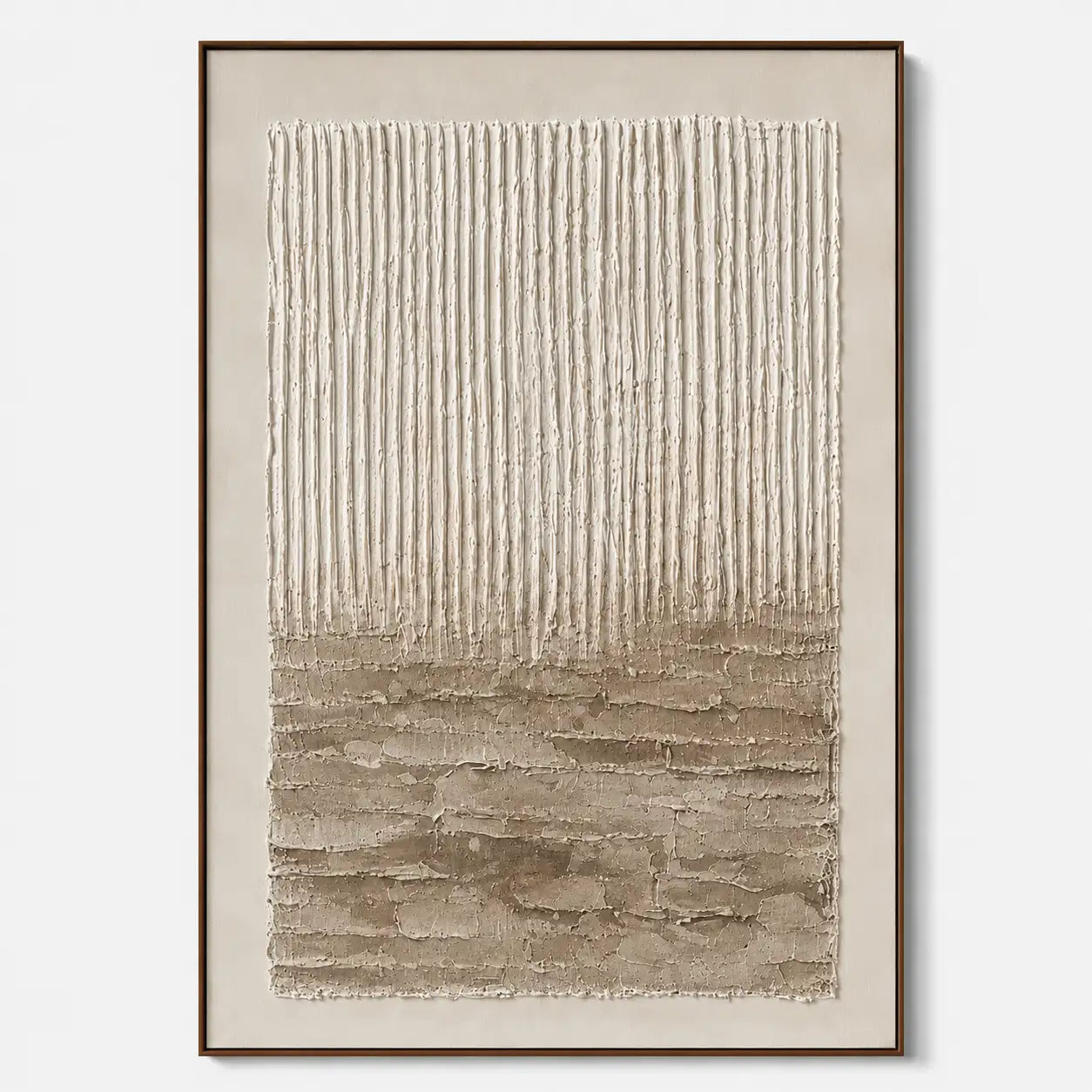 Neutral Textured Abstract Wall Art #MT823