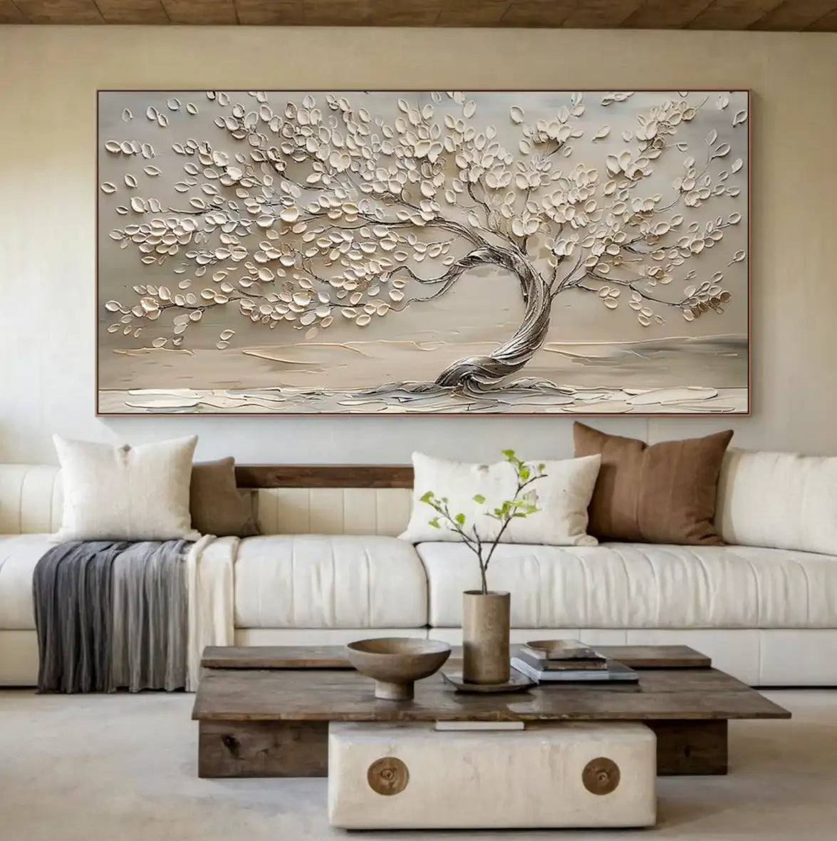 Neutral Textured Wall Art #MT307