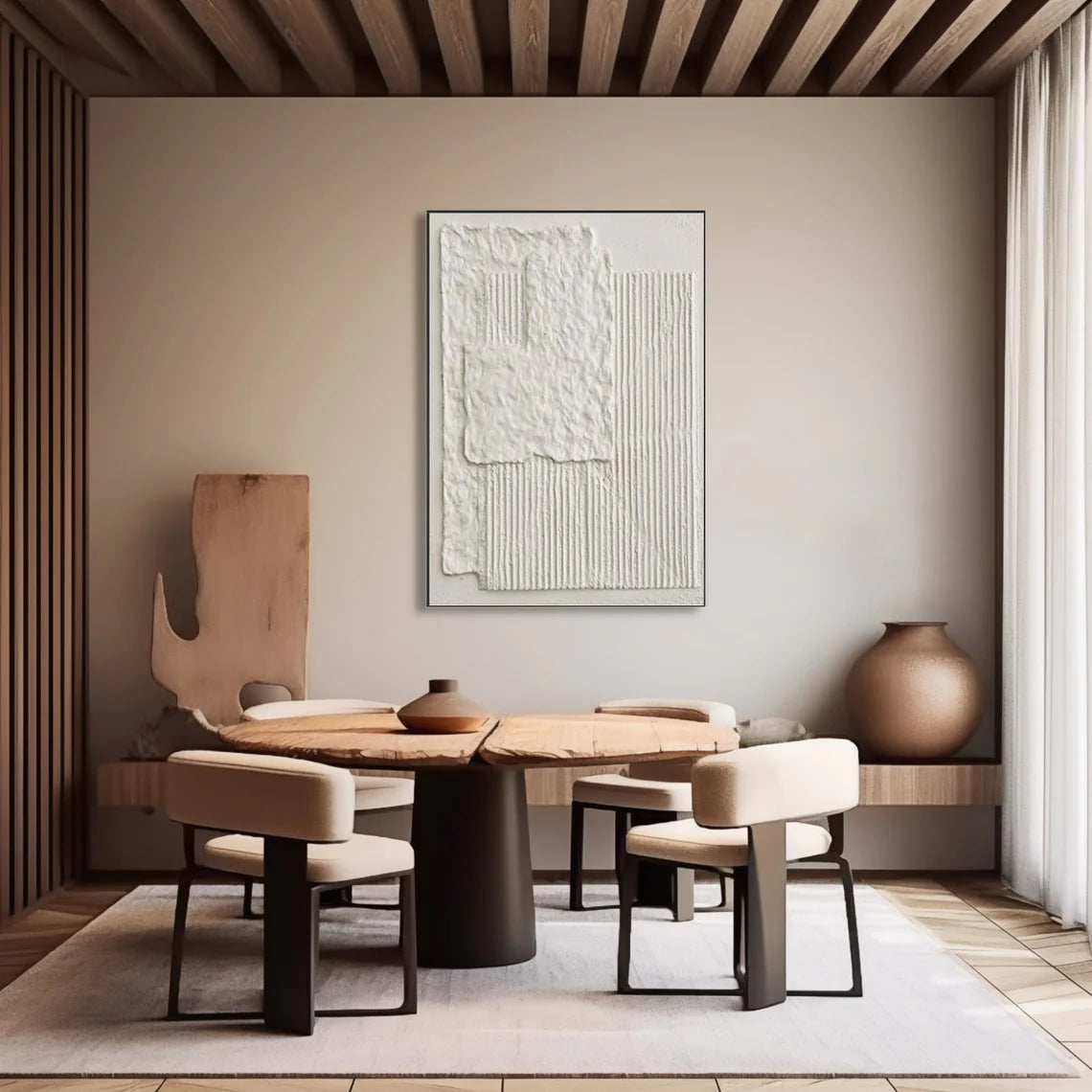 Minimalist Textured Wall Art #TA055