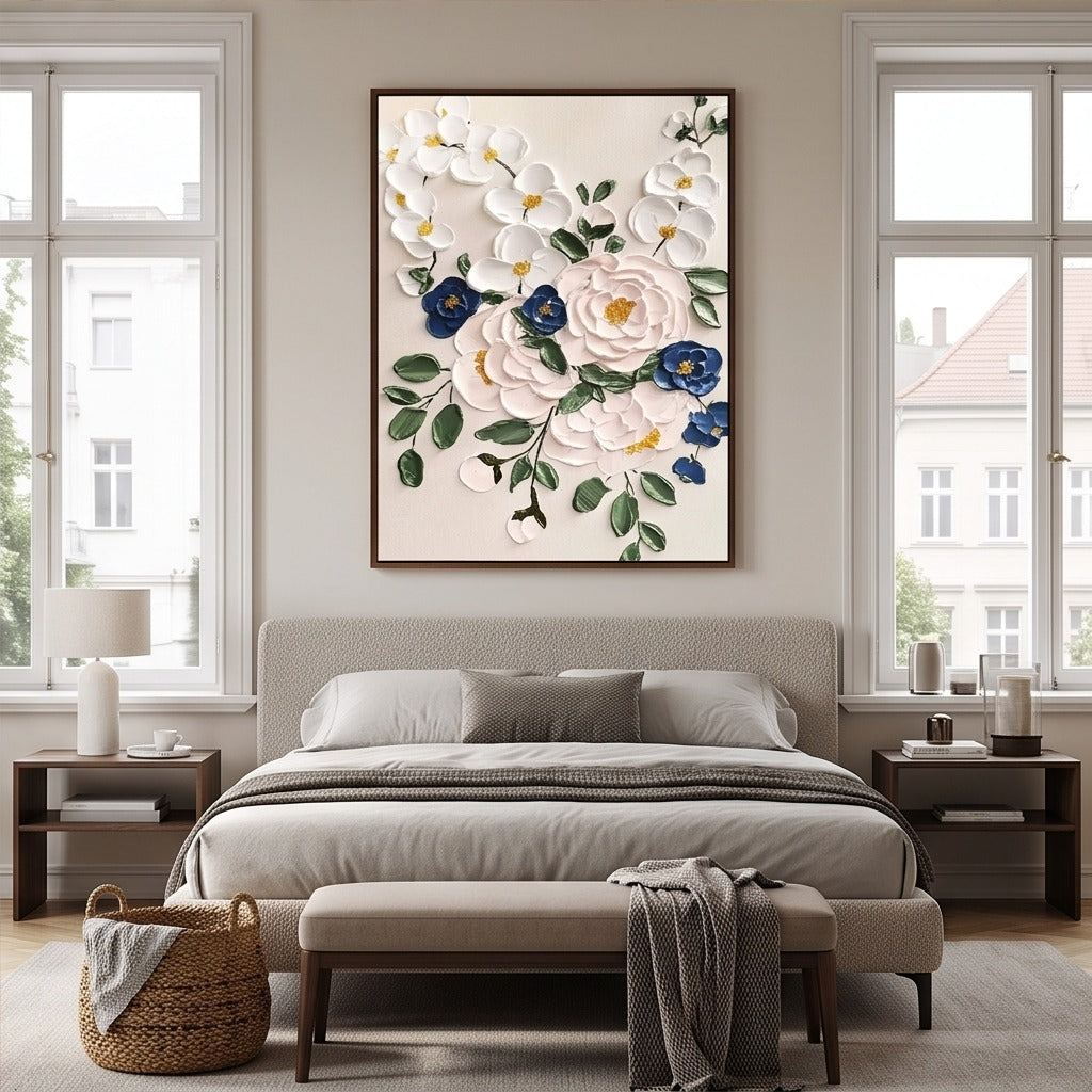 Sculptural Floral Wall Art #TO870