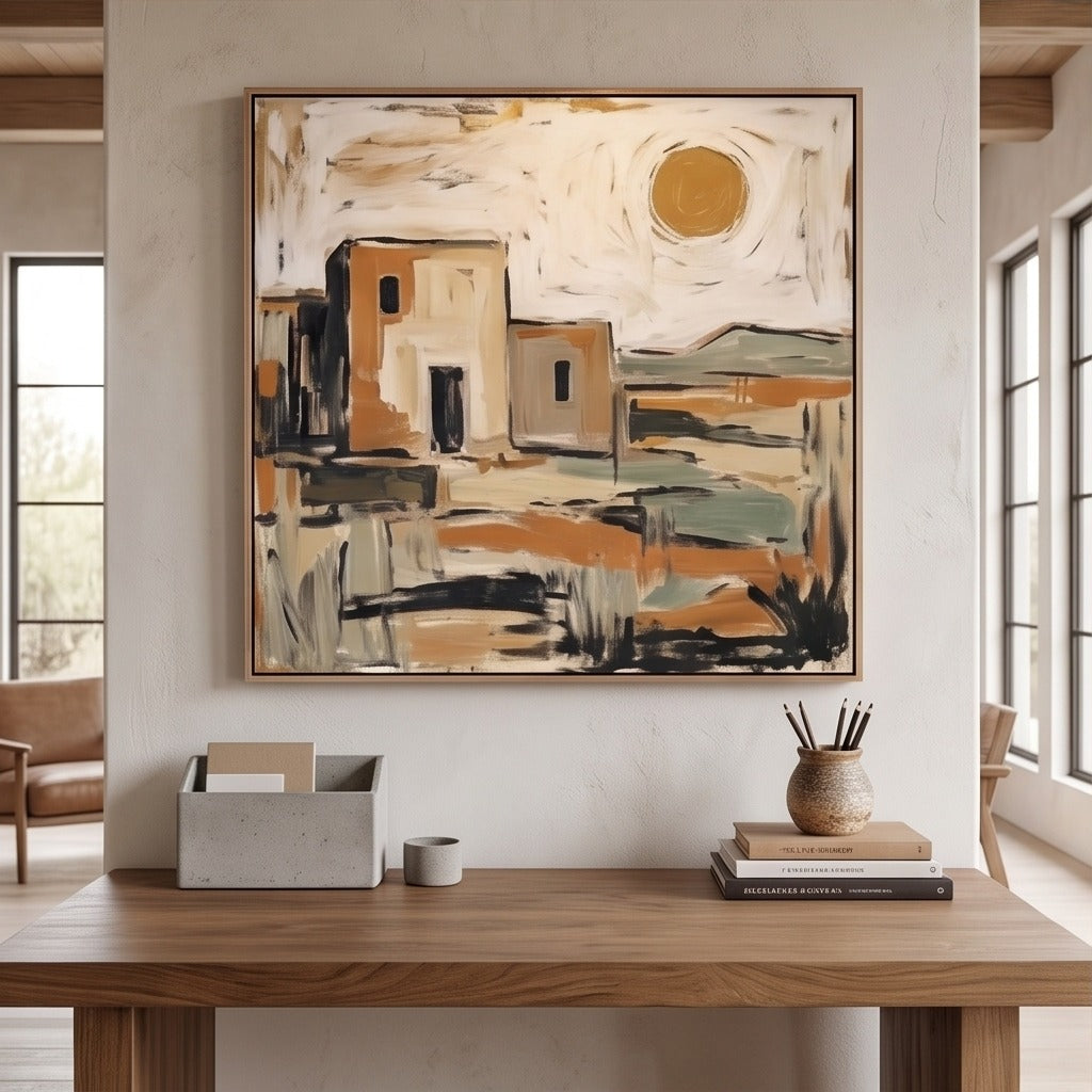 Southwestern Abstract Landscape Wall Art #TO796
