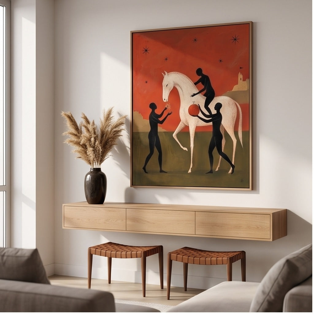 Surreal Horse Wall Art #TO660