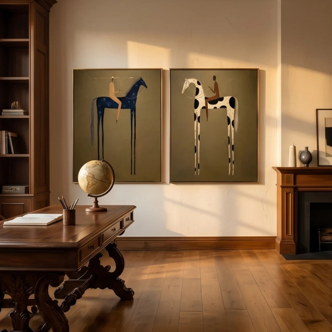 Surreal Figurative Horse Wall Art #MC119