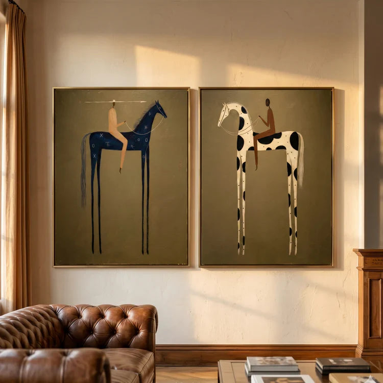 Surreal Figurative Horse Wall Art #MC119