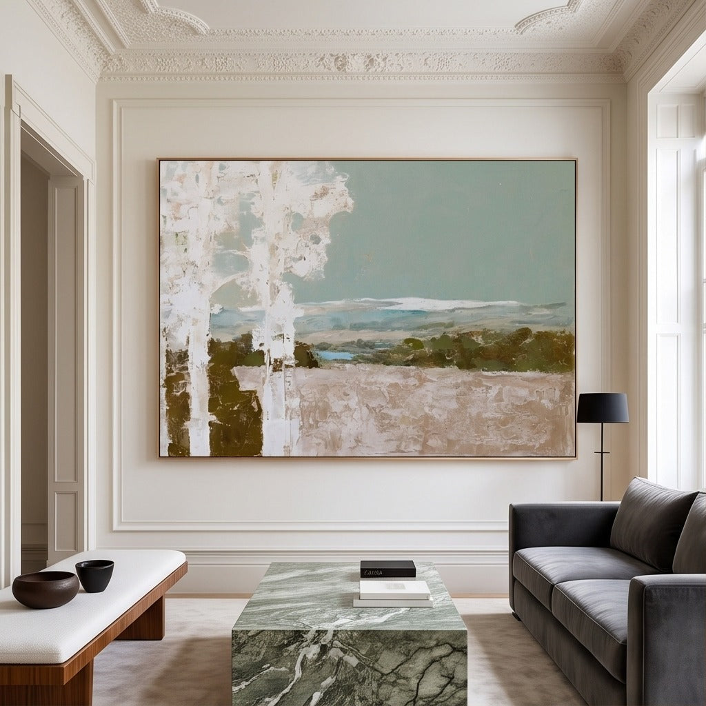 Textured Abstract Landscape Wall Art #TO110