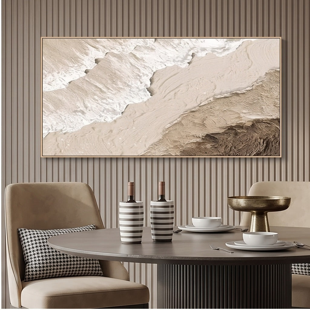 Textured Neutral Abstract Wall Art #TO265