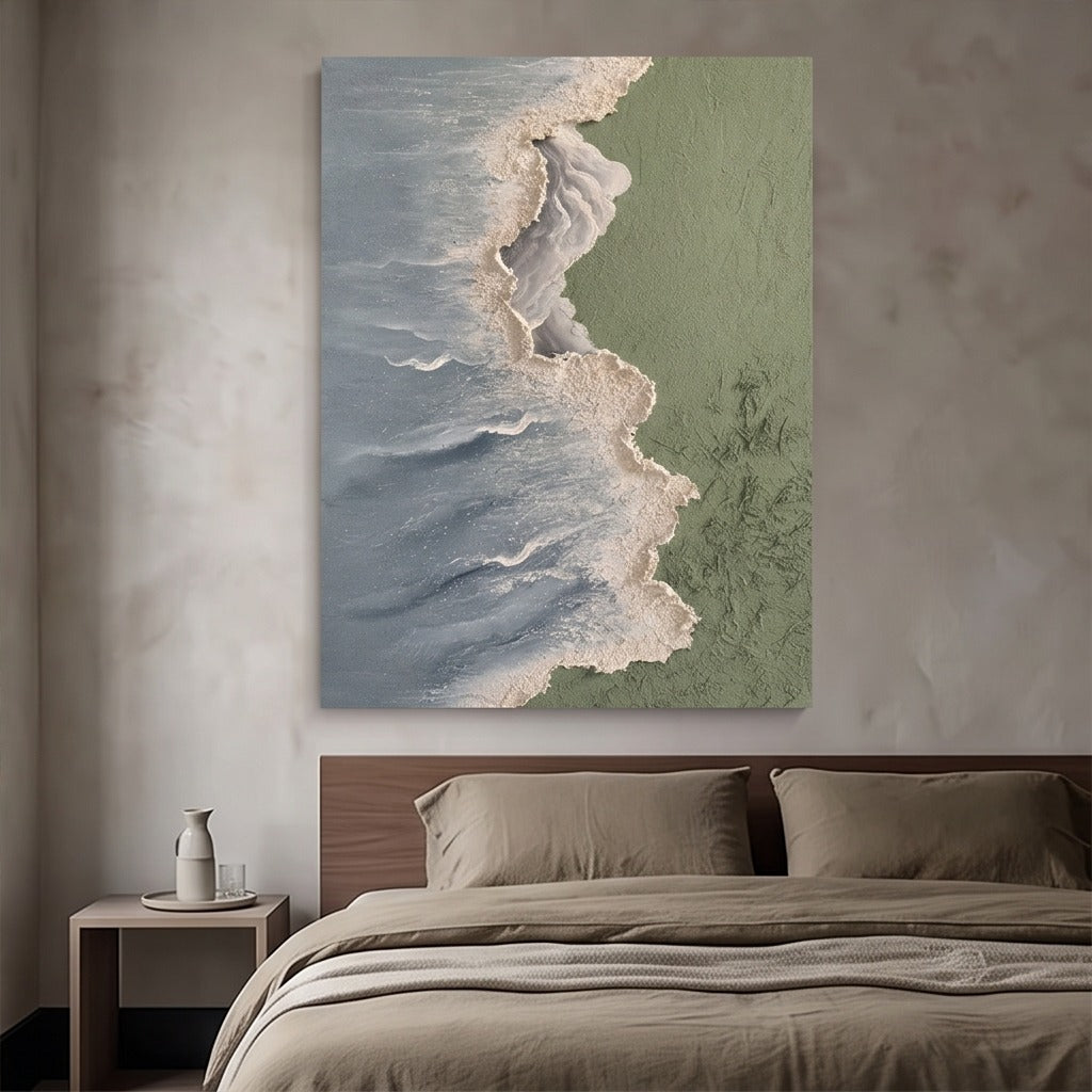 Textured Coastal Abstract Wall Art #TO192