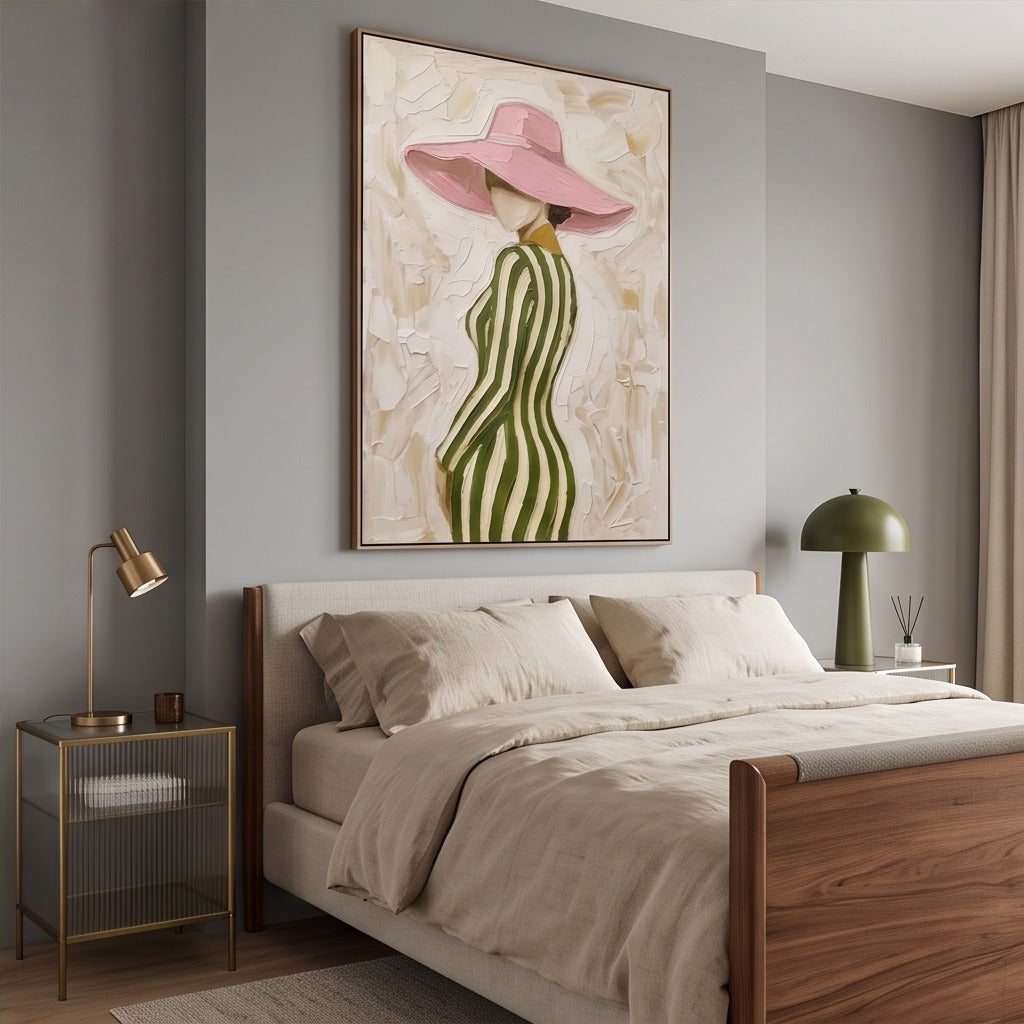 Textured Fashion Figure Wall Art #TO052