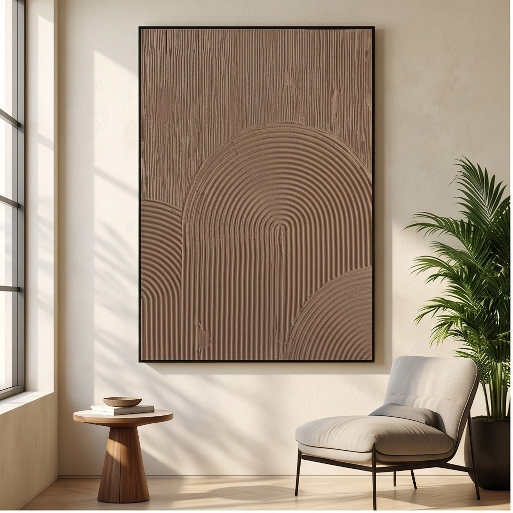 Textured Geometric Abstract Wall Art #TO533