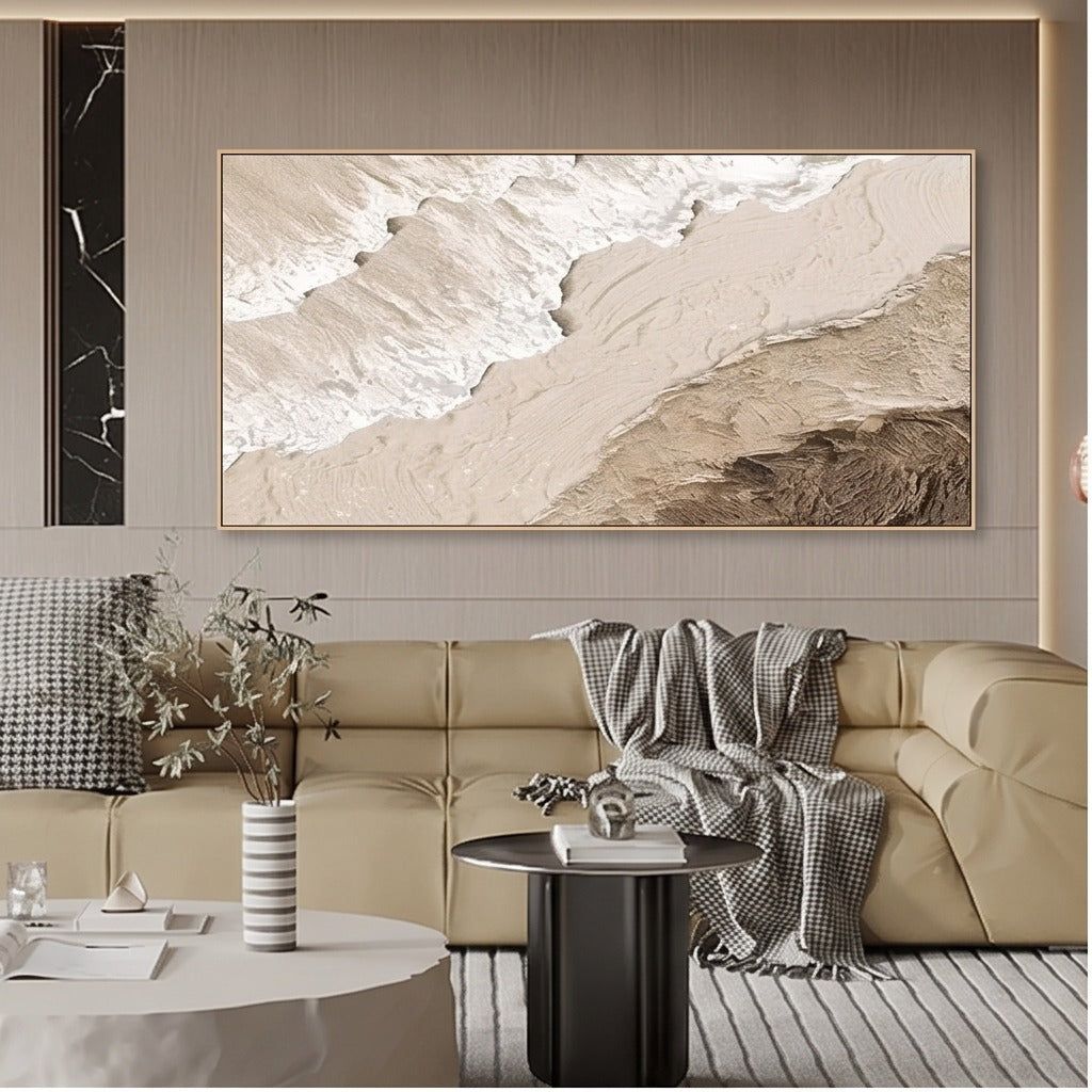 Textured Neutral Abstract Wall Art #TO265