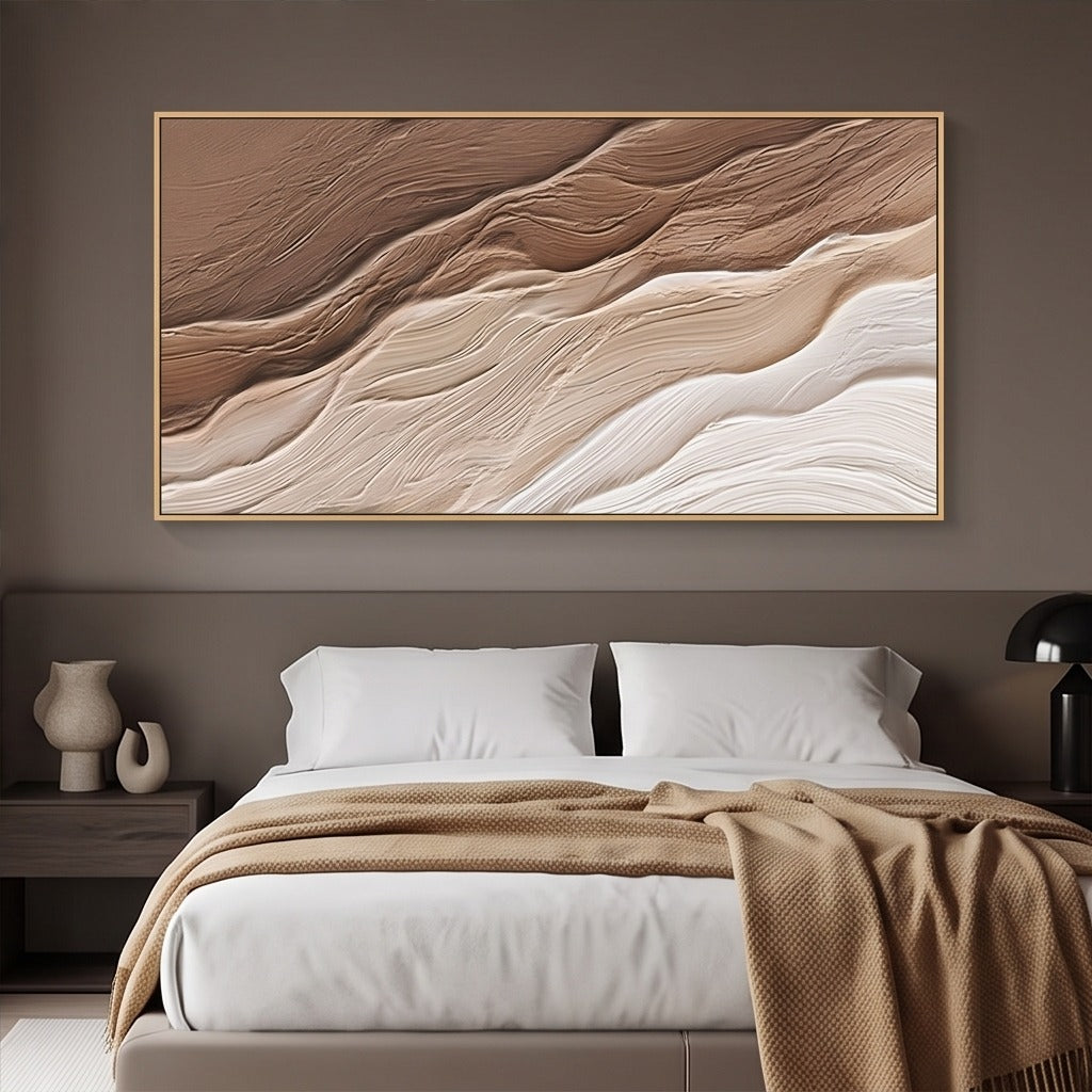 Textured Neutral Abstract Wall Art #TO239
