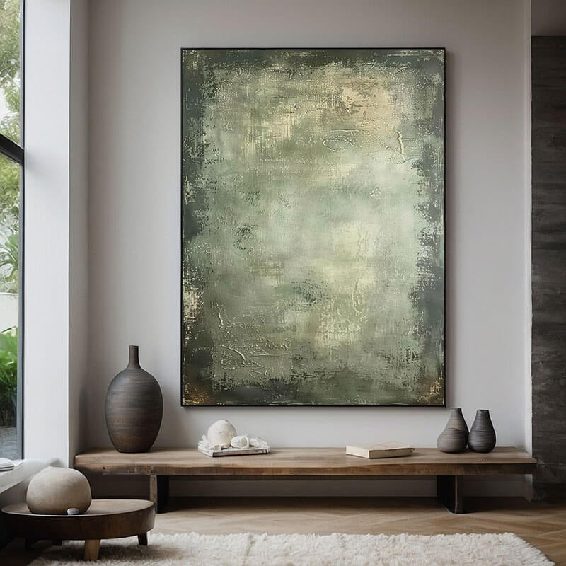 Textured Abstract Landscape Wall Art