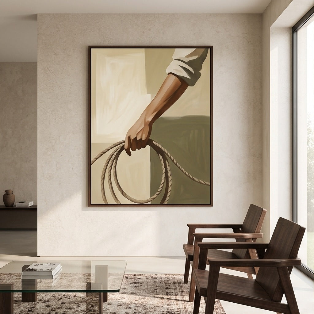 Western Lasso Wall Art #TO742