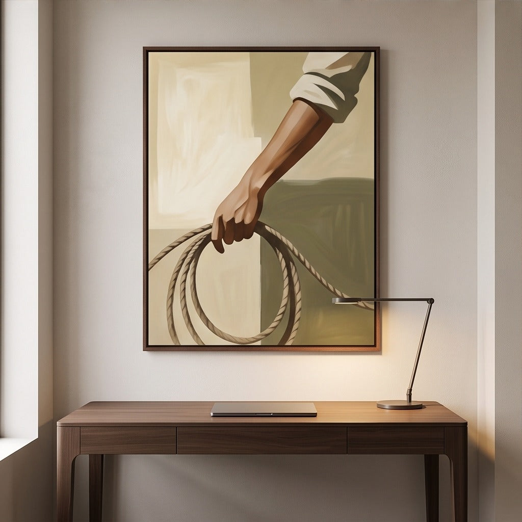 Western Lasso Wall Art #TO742