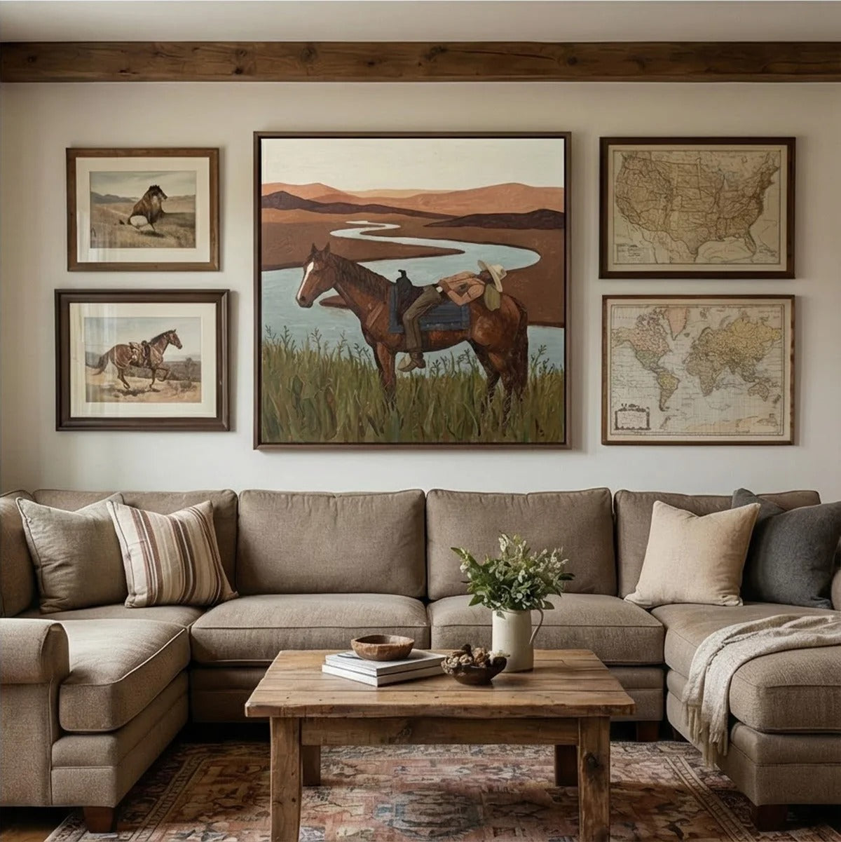 Western Horse Wall Art #MC553