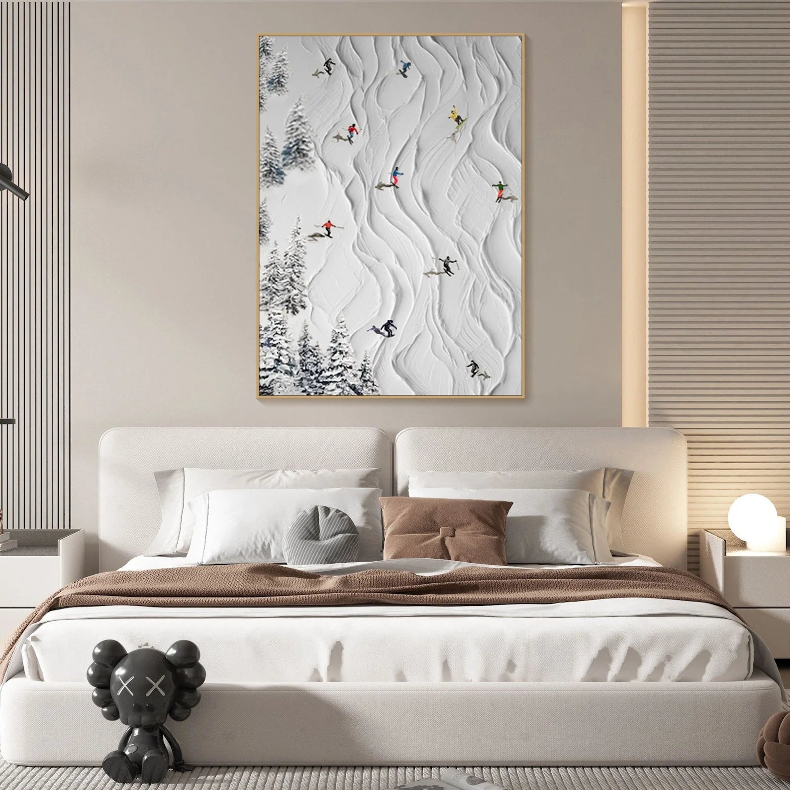 Abstract Winter Sports Wall Art #TA102