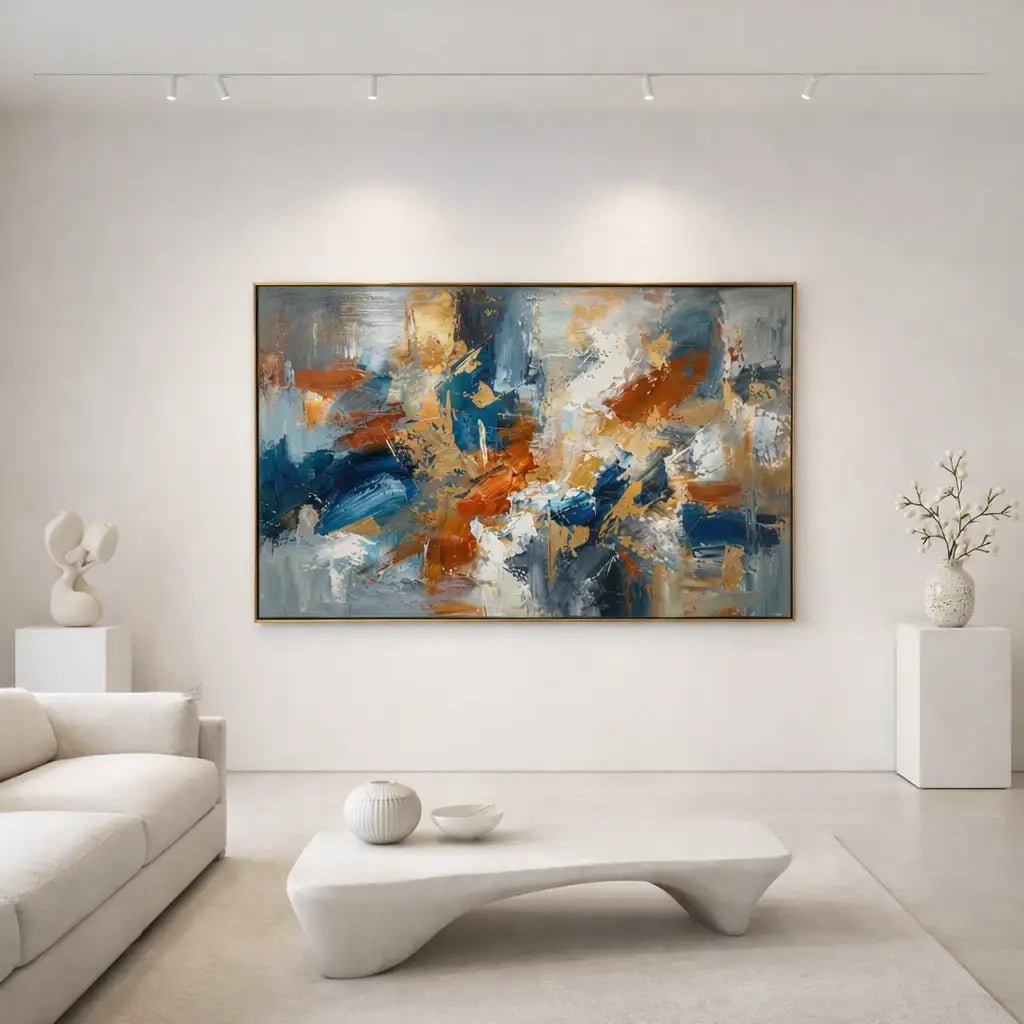 Abstract Expressionist Wall Art TA745 - Tactile Atelier