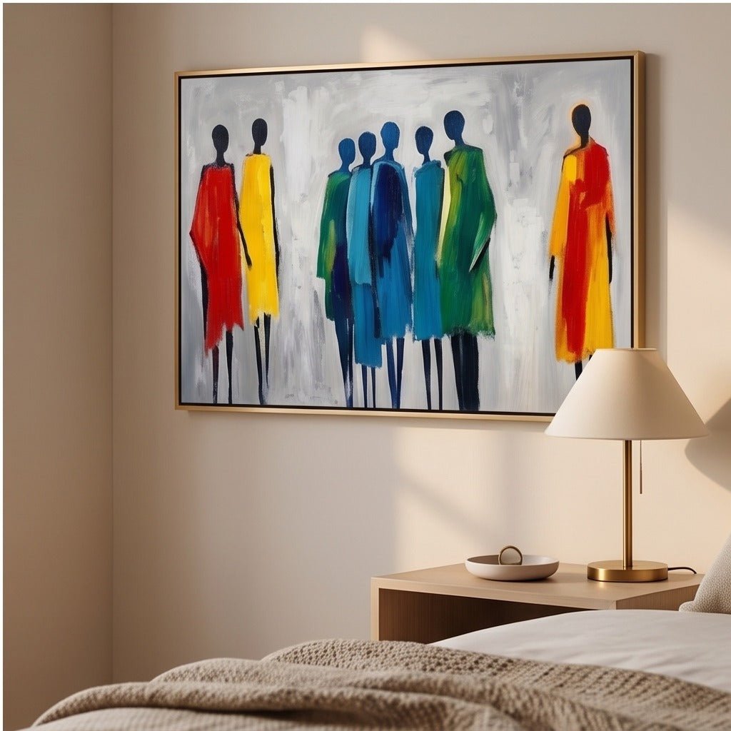 Abstract Figurative Wall Art TO227 - Tactile Atelier