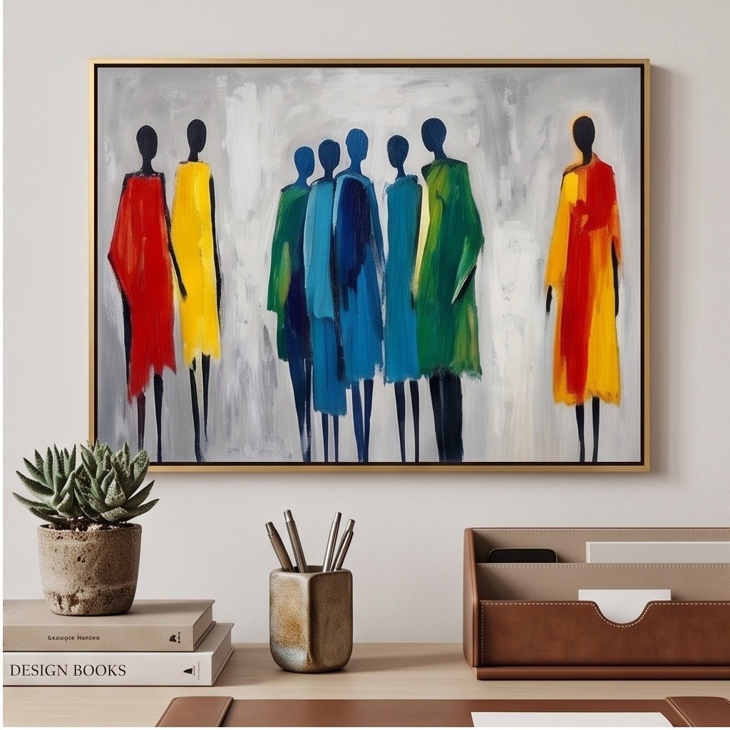 Abstract Figurative Wall Art TO227 - Tactile Atelier