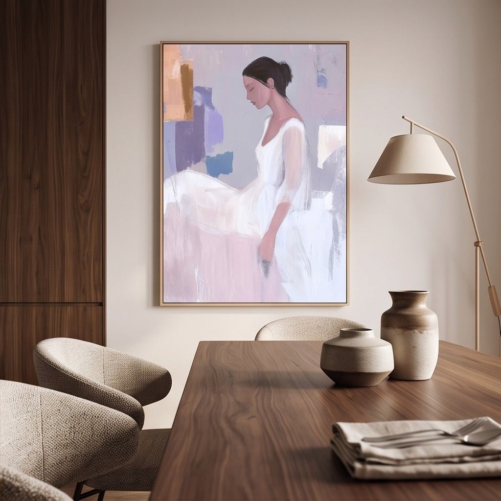 Abstract Figurative Woman Wall Art #TO083 - Tactile Atelier