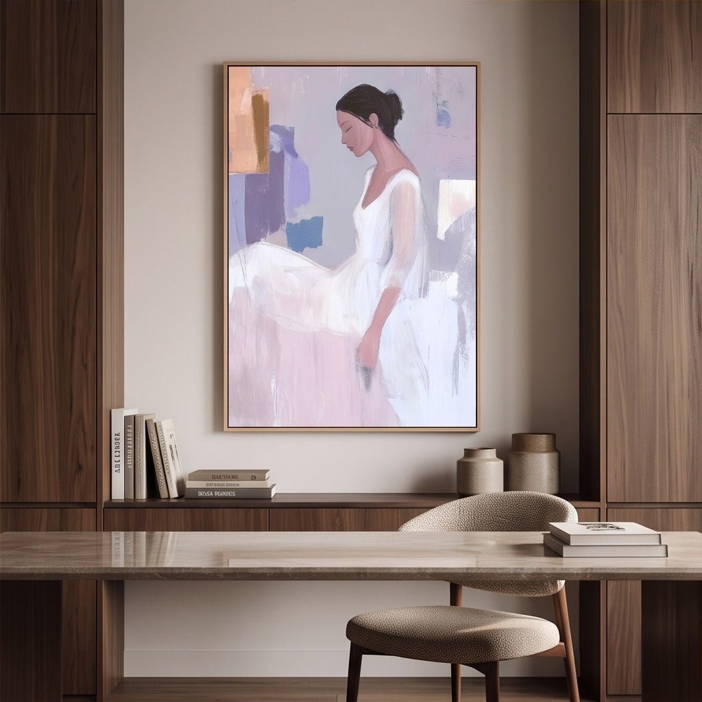Abstract Figurative Woman Wall Art #TO083 - Tactile Atelier